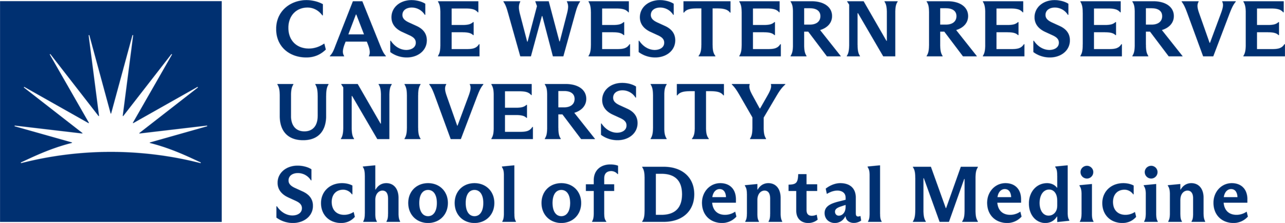 Case Western Reserve University School of Dental Medicine logo